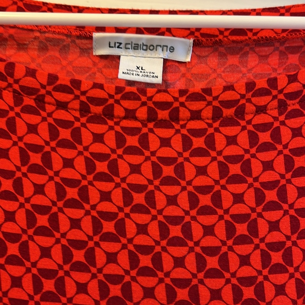 Patterned jersey top - Picture 2 of 3